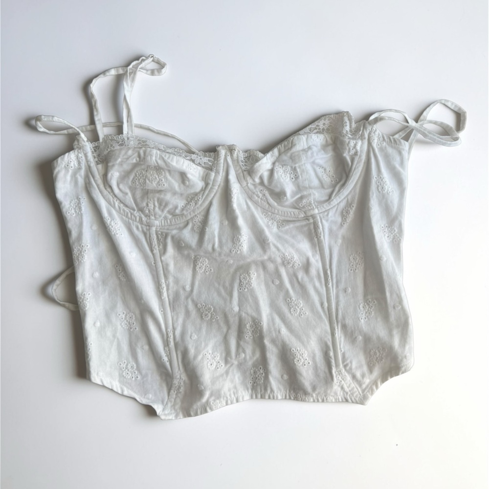 Princess Polly white lace corset